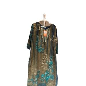 NWT Lagi Blue Print Kurti Size 2X